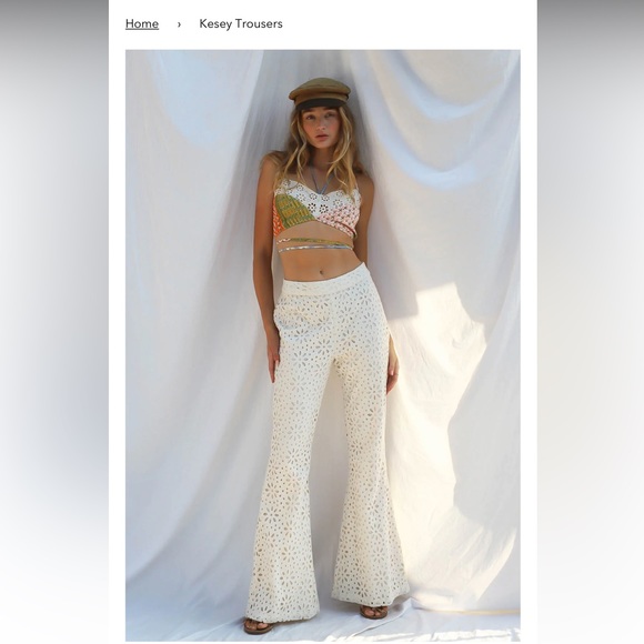 NWT Jen’s Pirate Booty Kesey Trousers flower power - Picture 2 of 10